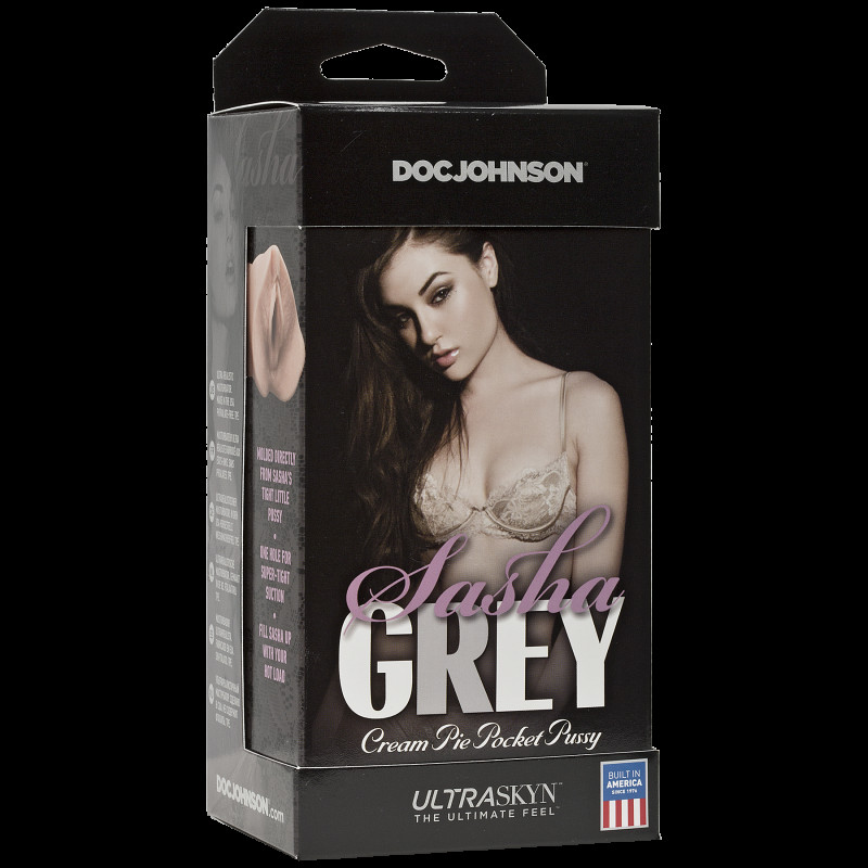 Мастурбатор вагіна Doc Johnson Sasha Grey - Ultraskyn Cream Pie Pocket