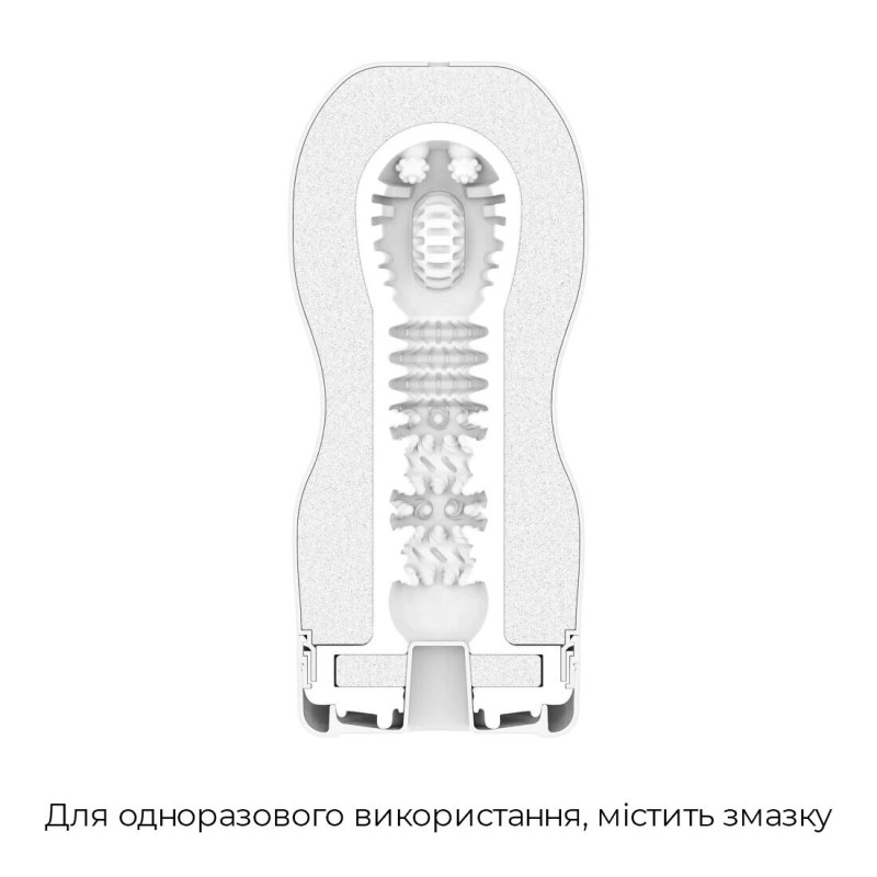 Мастурбатор Tenga Keith Haring Deep Throat Cup (глибоке горло) з вакуумної стимуляцією