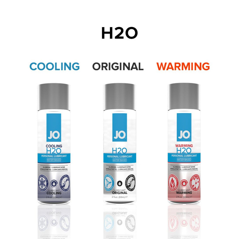 Охолоджуючий лубрикант на водній основі JO H2O COOLING (120 мл) з ментолом, рослинний гліцерин
