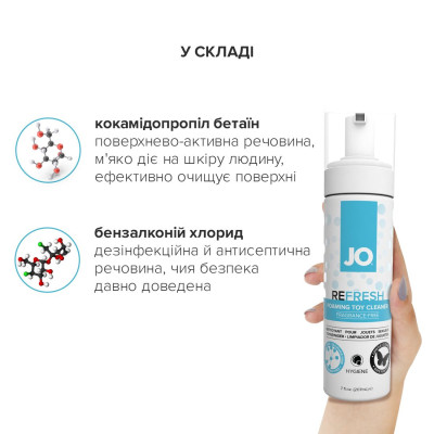М'яка пінка для очищення іграшок JO REFRESH (207 мл)
