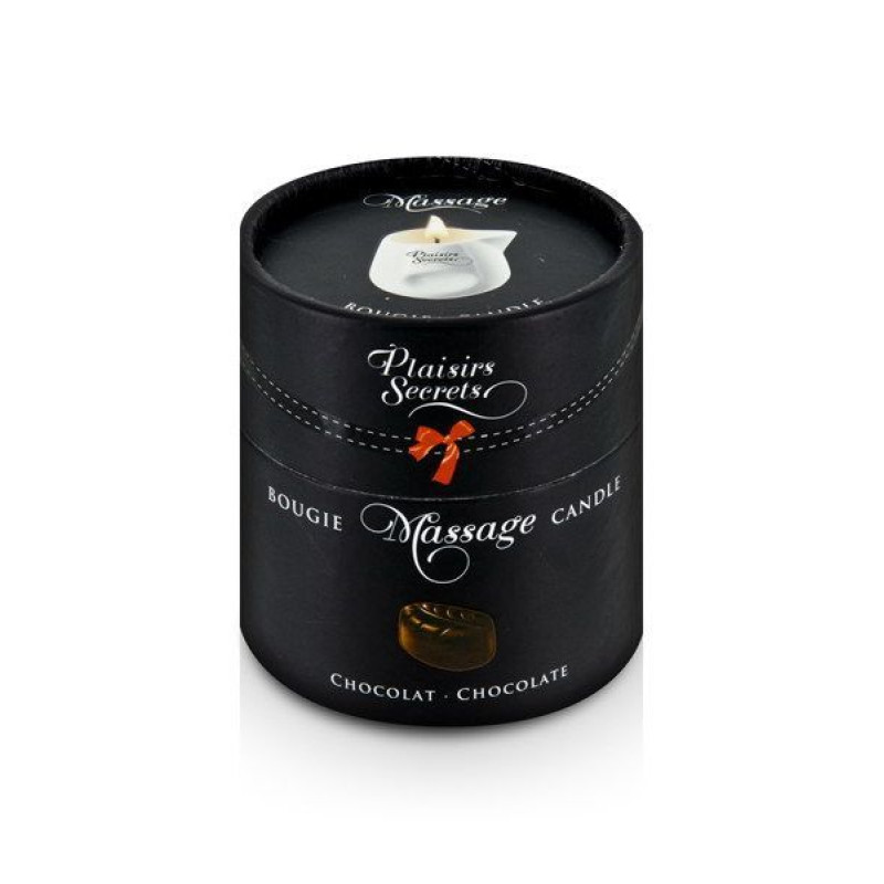 Масажна свічка Plaisirs Secrets Chocolate 80 мл (термін 03.2026)