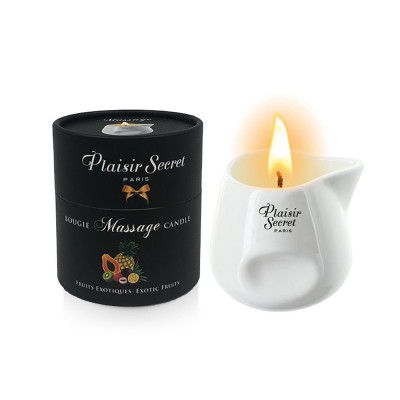 Масажна свічка Plaisirs Secrets Pineapple Mango (80 мл)  (м'ята упаковка)