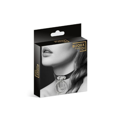 Чокер з двома кільцями Bijoux Pour Toi - TWO RINGS