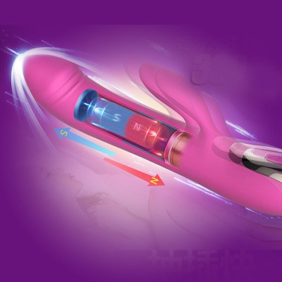 Вібратор-пульсатор Leten Automatical Thrusting Vibrator з підігрівом, перезаряджається, 10 режимів