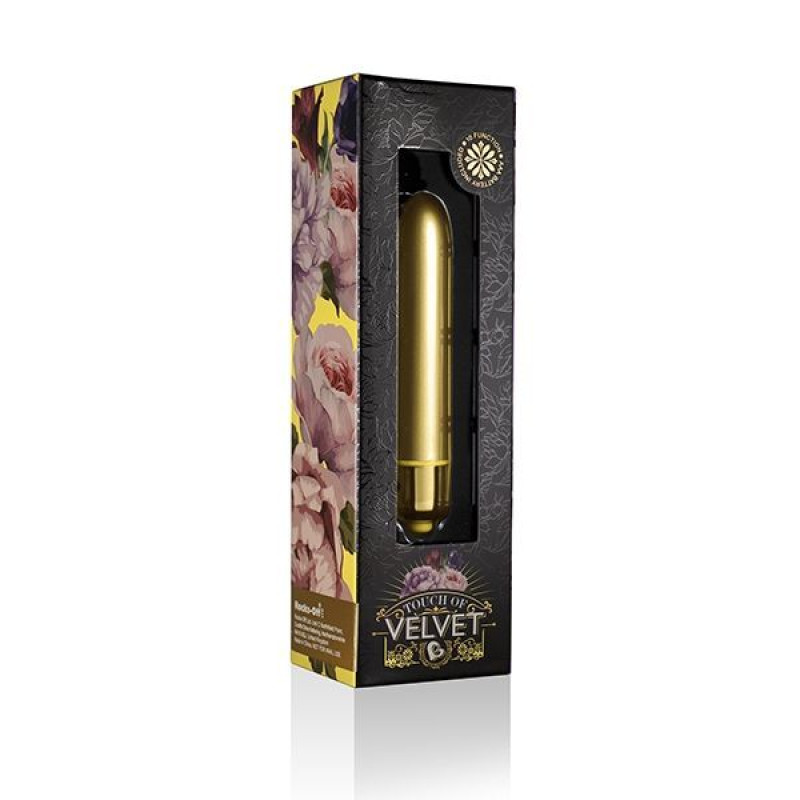 Вібропуля Rocks Off RO-90mm Touch of Velvet Sunflower Summer матова