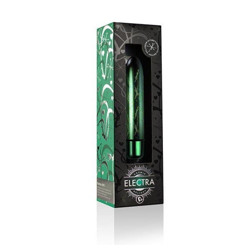 Вібропуля Rocks Off RO-90mm Cosmic Delight Electra, голографічне покриття