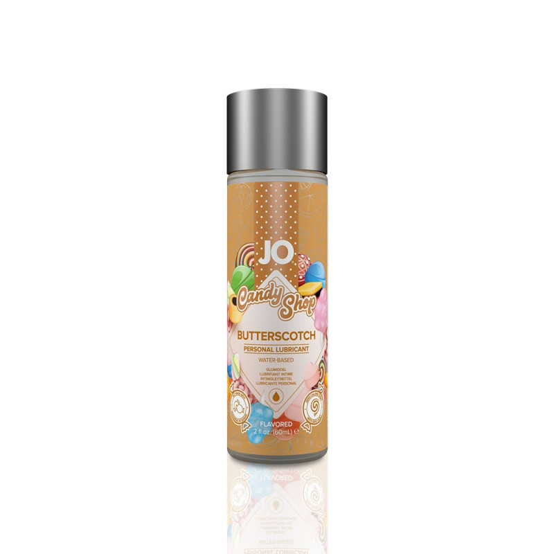 Їстівний лубрикант на водній основі JO H2O - Candy Shop - Butterscotch (Іриска) 60 мл без цукру