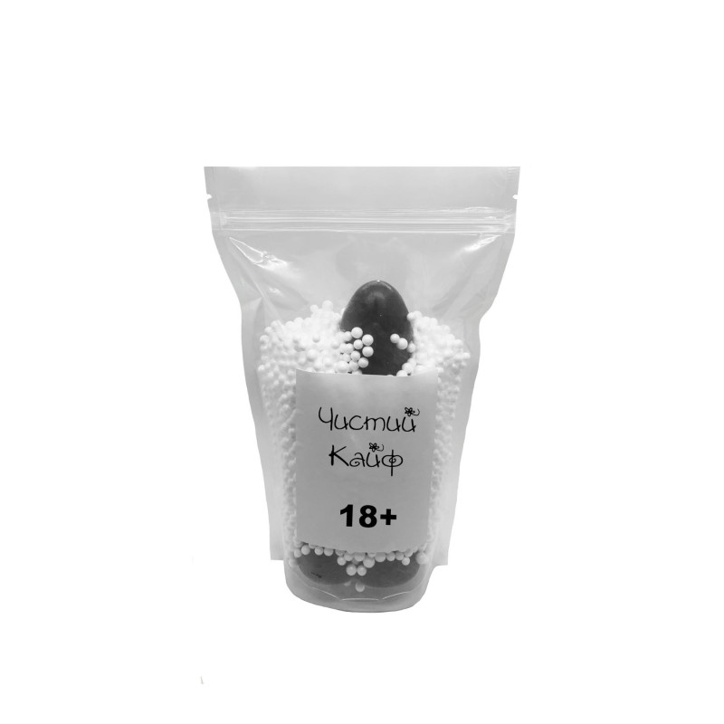Крафтове мило-член з присоскою Чистий Кайф Black size L натуральне