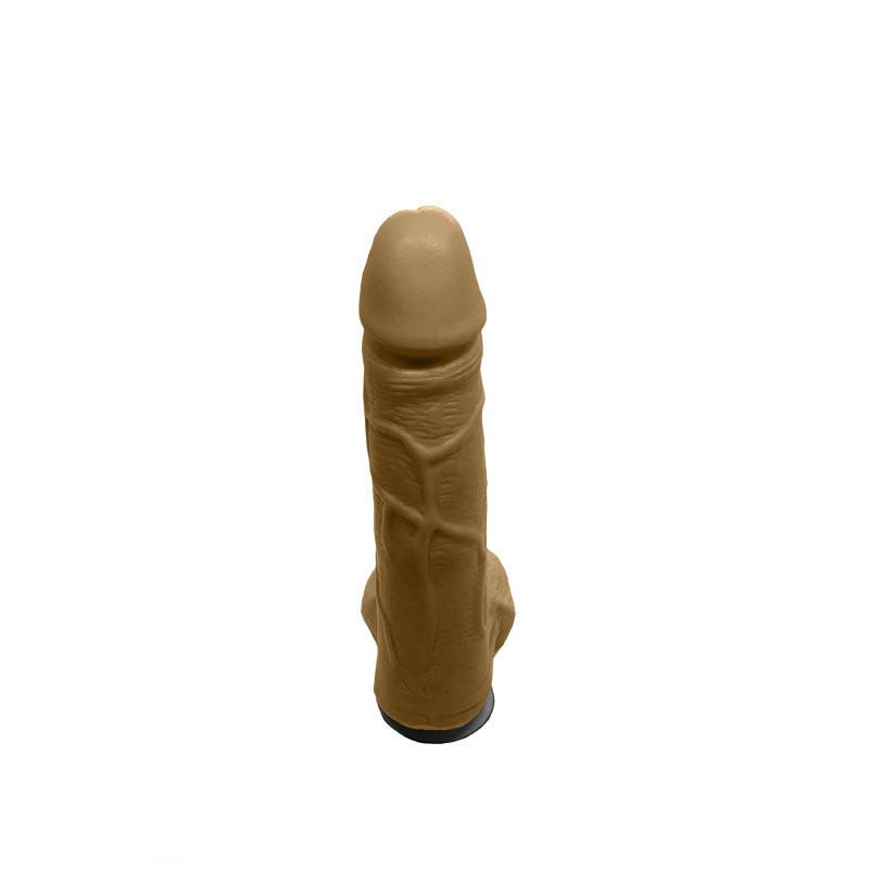 Крафтове мило-член з присоскою Чистий Кайф Brown size M натуральне
