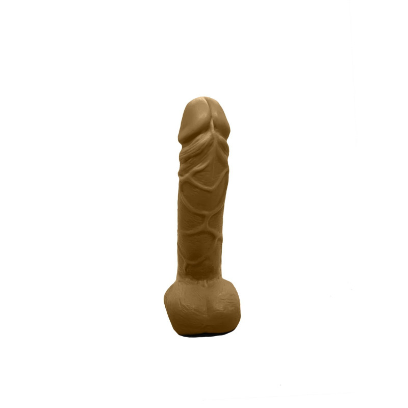 Крафтове мило-член з присоскою Чистий Кайф Brown size M натуральне