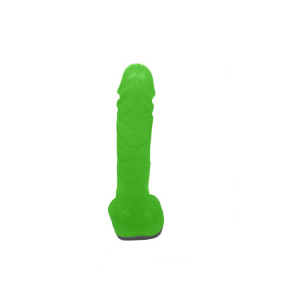 Крафтове мило-член з присоскою Чистий Кайф Green size M натуральне
