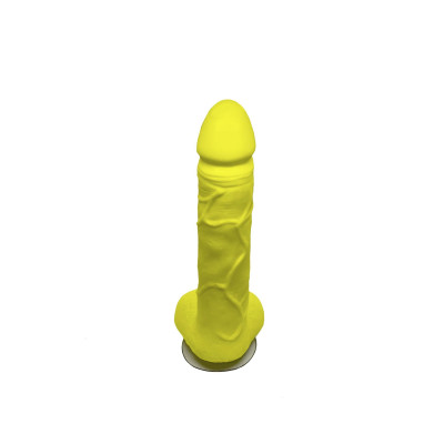 Крафтове мило-член з присоскою Чистий Кайф Yellow size L натуральне