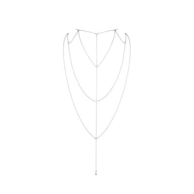 Ланцюжок для спини Bijoux Indiscrets Magnifique Back and Cleavage Chain - Silver