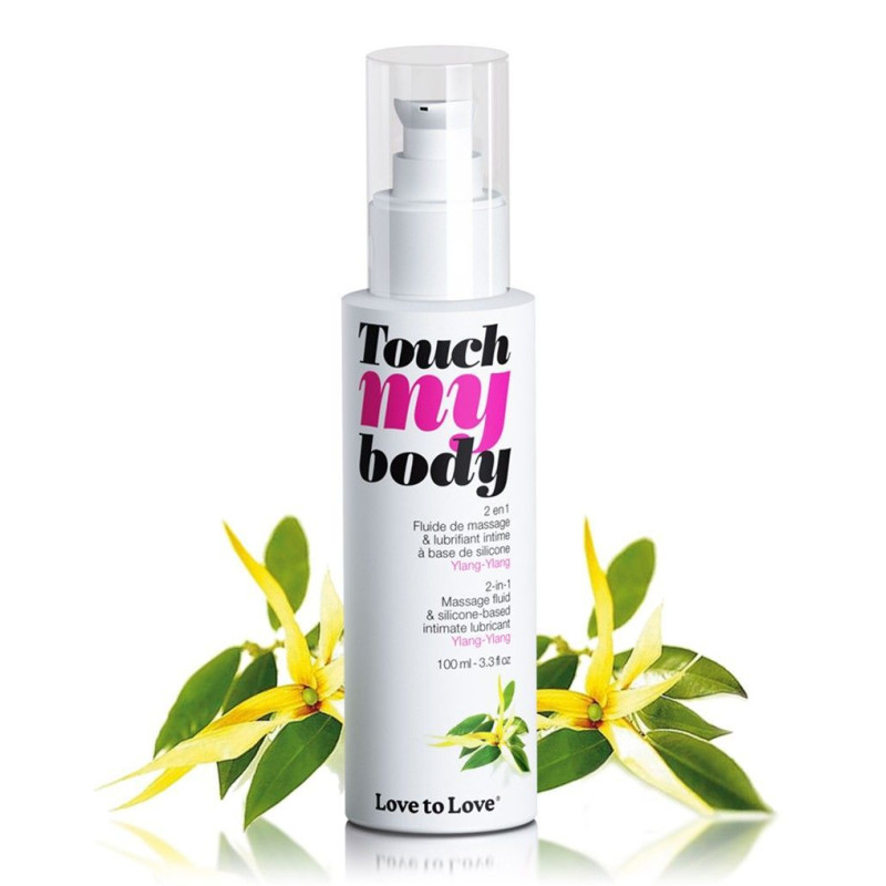 Масажний гель і змазки 2 в 1 Love To Love TOUCH MY BODY Ylang-Ylang (100 мл) зволожуючий