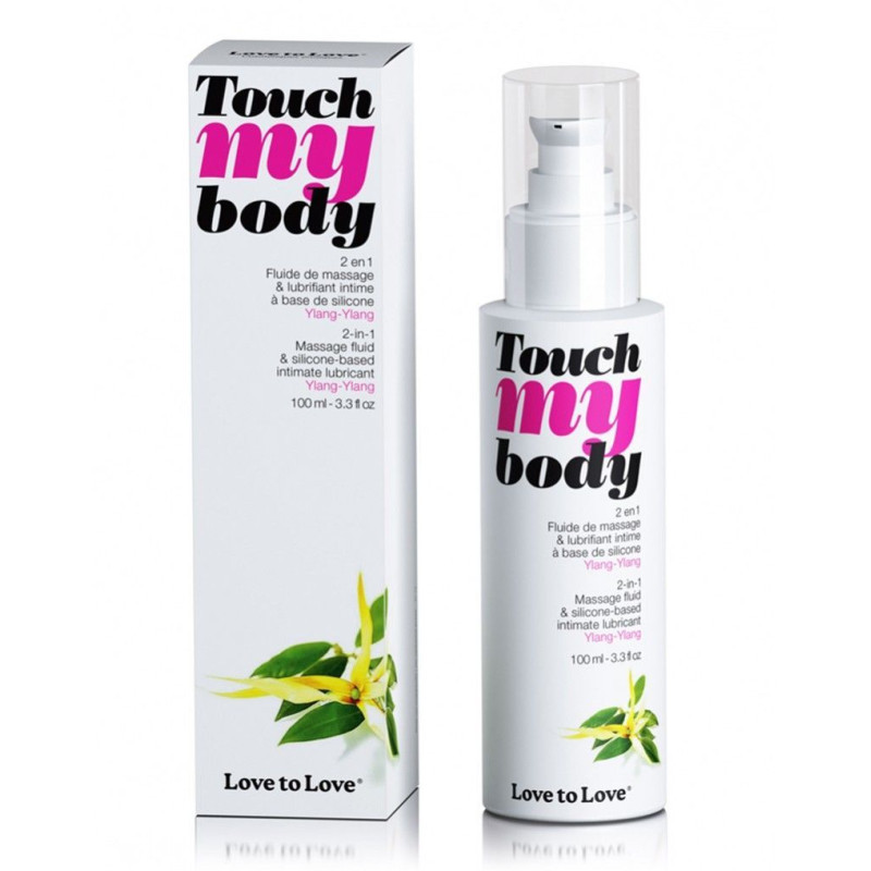 Масажний гель і змазки 2 в 1 Love To Love TOUCH MY BODY Ylang-Ylang (100 мл) зволожуючий