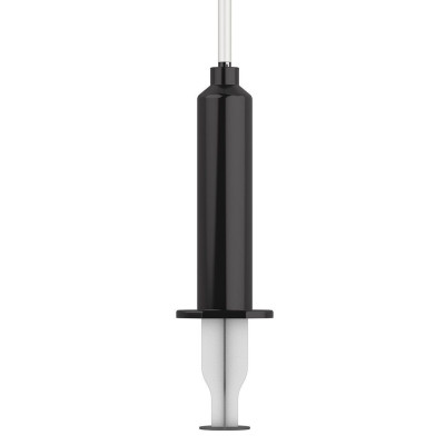 Кінчаючий фалоімітатор Strap-On-Me Dildo Cum Black, діаметр 3,6см, силікон, насадка для страпона