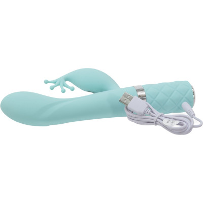 Розкішний вібратор-кролик Pillow Talk - Kinky Teal