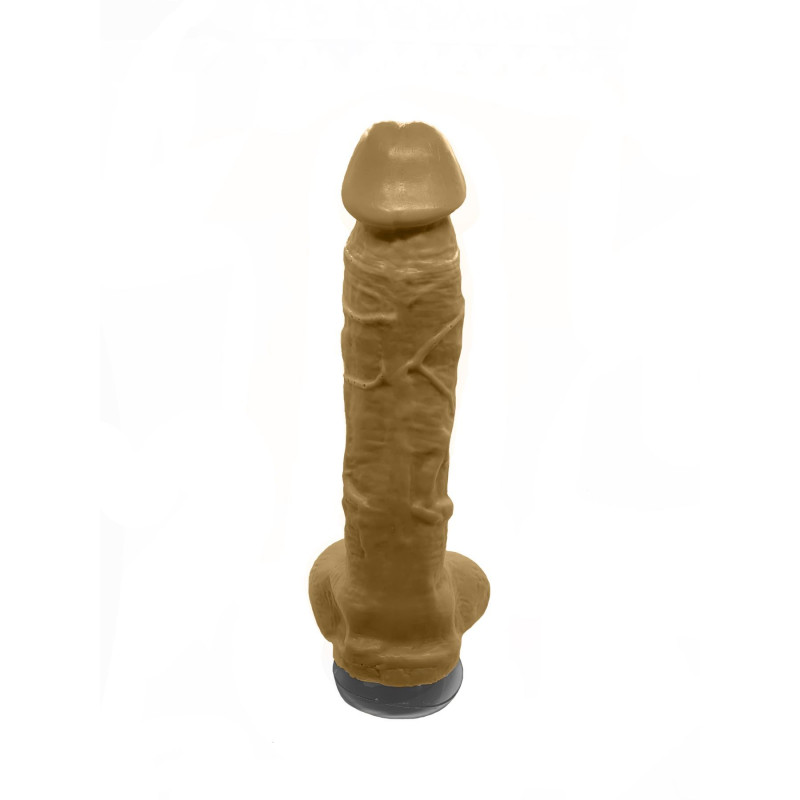 Крафтове мило-член з присоскою Чистий Кайф Brown size XL натуральне