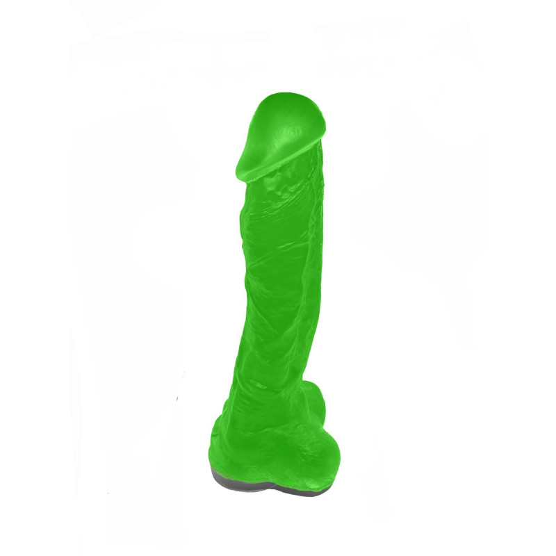 Крафтове мило-член з присоскою Чистий Кайф Green size XL натуральне