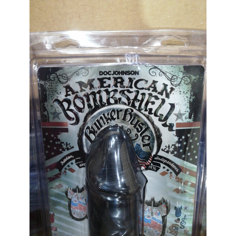 Фалоімітатор для фістингу Doc Johnson American Bombshell Bunker Buster Gun Metal (м'ята упаковка)