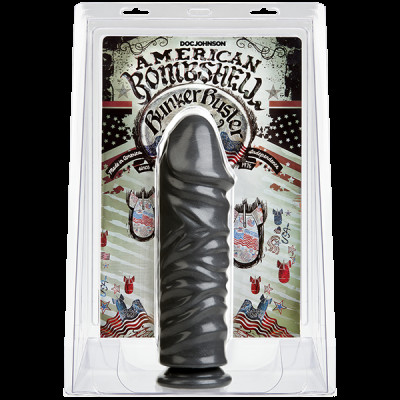 Фалоімітатор для фістингу Doc Johnson American Bombshell Bunker Buster Gun Metal, діаметр 8,1см