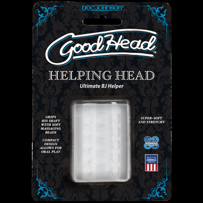 Мастурбатор Doc Johnson GoodHead - Helping Head ULTRASKYN (м'ята упаковка)