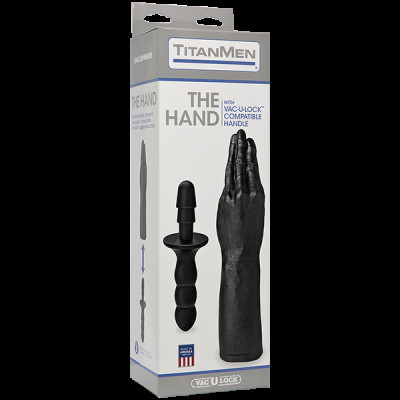 Рука для фістингу Doc Johnson Titanmen The Hand with Vac-U-Lock Compatible Handle, діаметр 6,9см