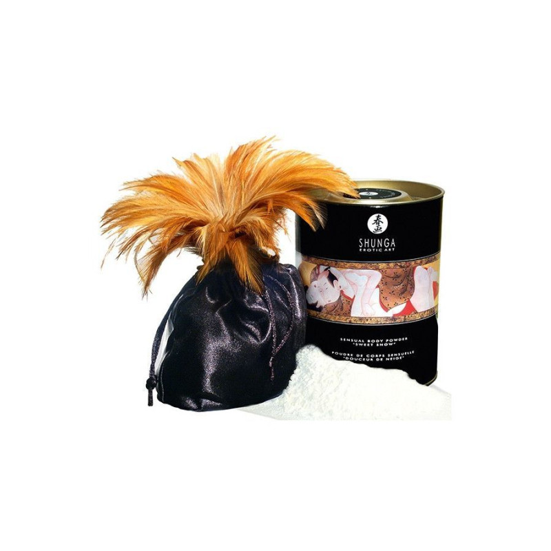 Смачна пудра для оральних ласк Shunga Sweet Snow Body Powder - Екзотичні Фрукти (228 грам)