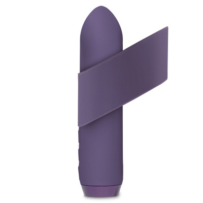 Мінівібратор Je Joue - Classic Bullet Vibrator Purple з глибокої вібрацією і фіксацією на палець