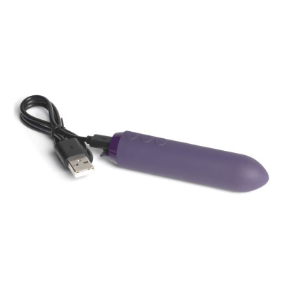 Мінівібратор Je Joue - Classic Bullet Vibrator Purple з глибокої вібрацією і фіксацією на палець
