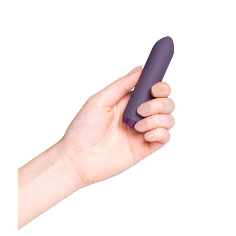 Мінівібратор Je Joue - Classic Bullet Vibrator Purple з глибокої вібрацією і фіксацією на палець