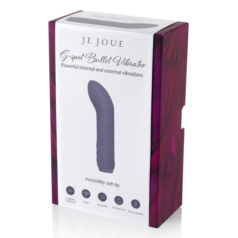 Преміум вібратор Je Joue - G-Spot Bullet Vibrator Purple з глибокої вібрацією