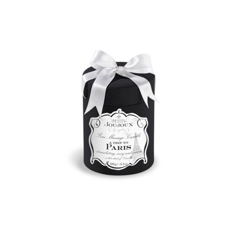 Масажна свічка Petits Joujoux - Paris - Vanilla and Sandalwood - Ваніль та сандал (190 г) розкішна упаковка