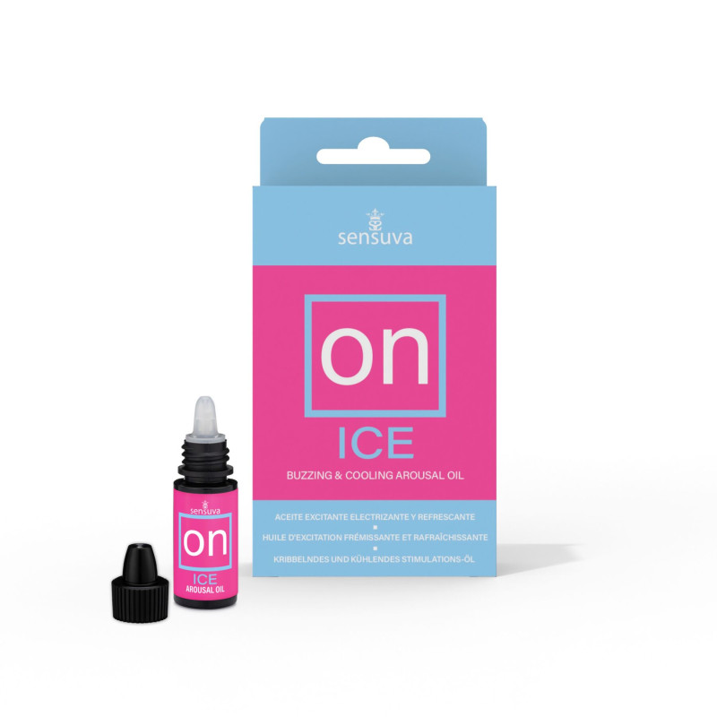 Збуджуючі краплі для клітора Sensuva - ON Arousal Oil for Her Лід (5 мл) охолоджуючі