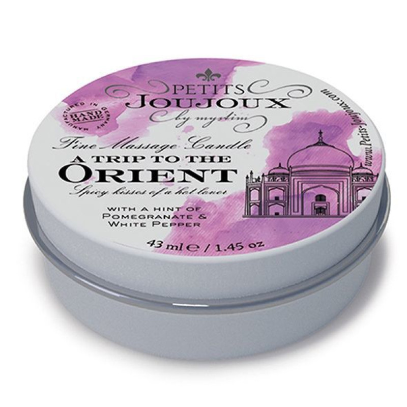 Масажна свічка Petits Joujoux - Orient - Pomegranate and White Pepper - Гранат та білий перець (43 мл) з афродизіаками