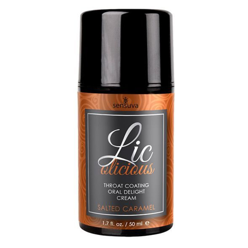 Гель для мінету Sensuva Lic-o-licious – Солена Карамель (50 мл), маслянистий, без цукру
