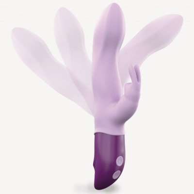 Вібратор-кролик Love To Love Hello Rabbit Violet з гнучким стовбуром