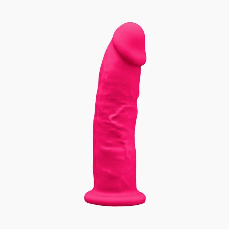 Фалоімітатор SilexD Henry Pink (MODEL 2 size 7.5in), двошаровий, силікон + Silexpan, діаметр 4,3 см