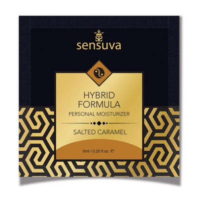 Пробник лубриканта на гібридній основі Sensuva - Hybrid Formula Солона Карамель (6 мл), їстівний лубрикант