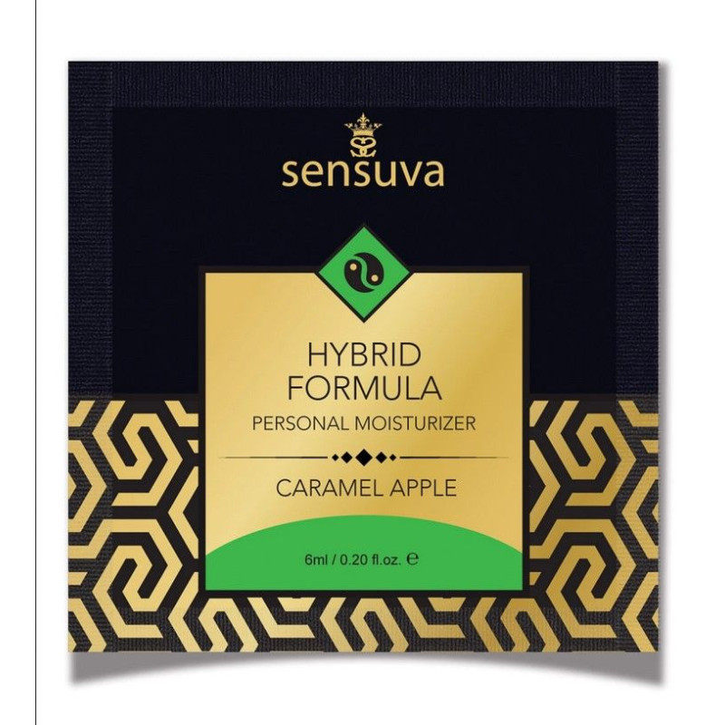 Пробник лубриканта на гібридній основі Sensuva - Hybrid Formula Карамельне яблуко (6 мл), їстівний лубрикант