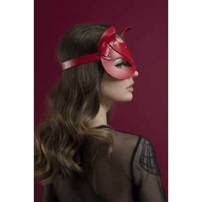 Маска кішечки Feral Feelings - Catwoman Mask, червона