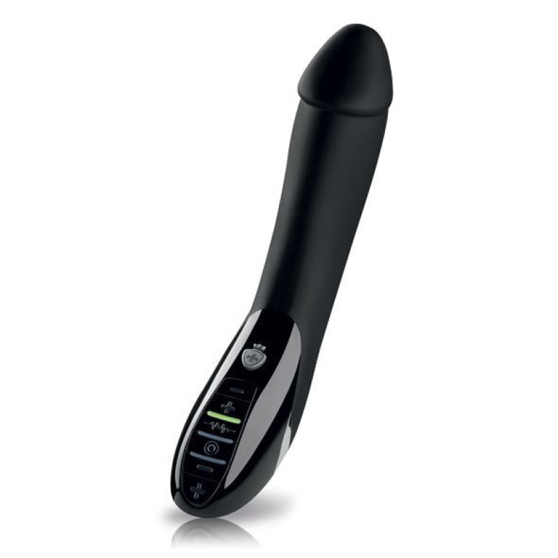 Вібратор з електростимуляцією Mystim Tickling Truman eStim Black, міостімулятор