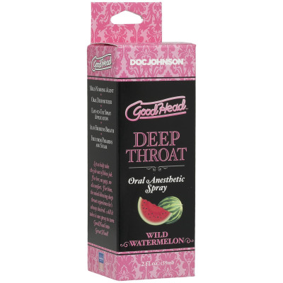 Спрей для глибокого мінету Doc Johnson GoodHead DeepThroat Spray - Кавун 59 мл