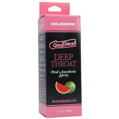 Спрей для глибокого мінету Doc Johnson GoodHead DeepThroat Spray - Кавун 59 мл