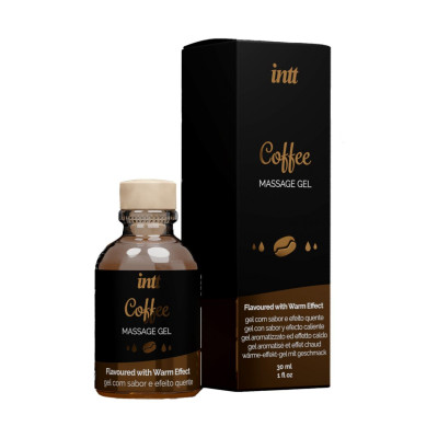 Масажний гель для інтимних зон Intt Coffee (30 мл) (термін 01.2026)