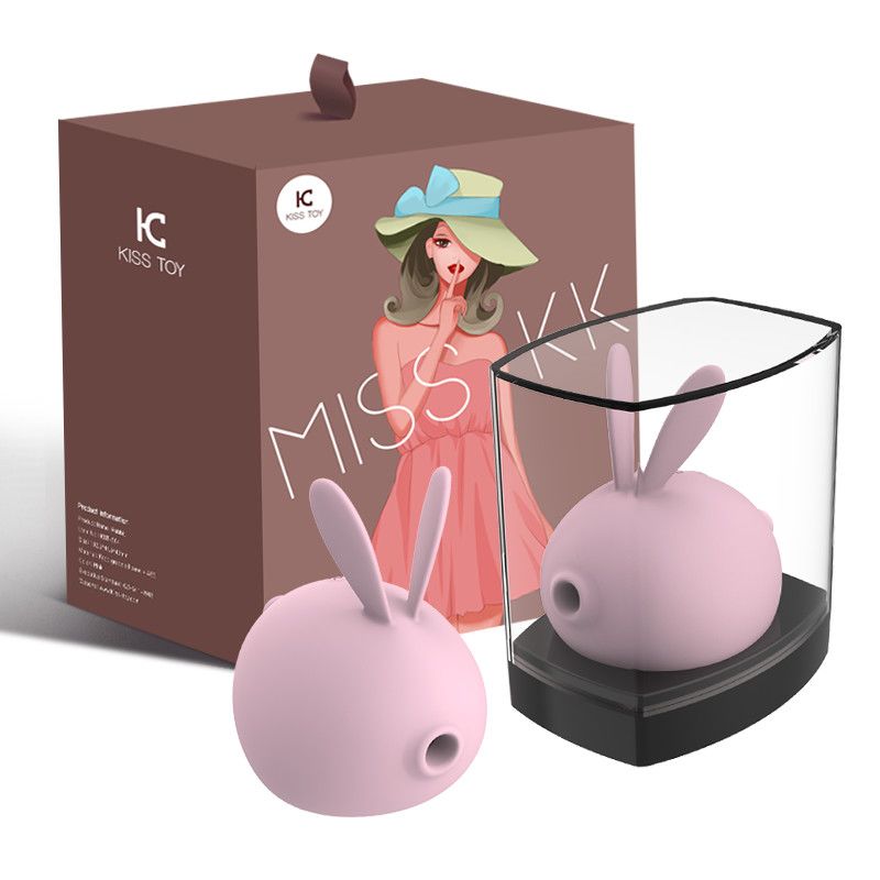 Вакуумний кліторальний стимулятор з вібрацією KISSTOY Miss KK Pink
