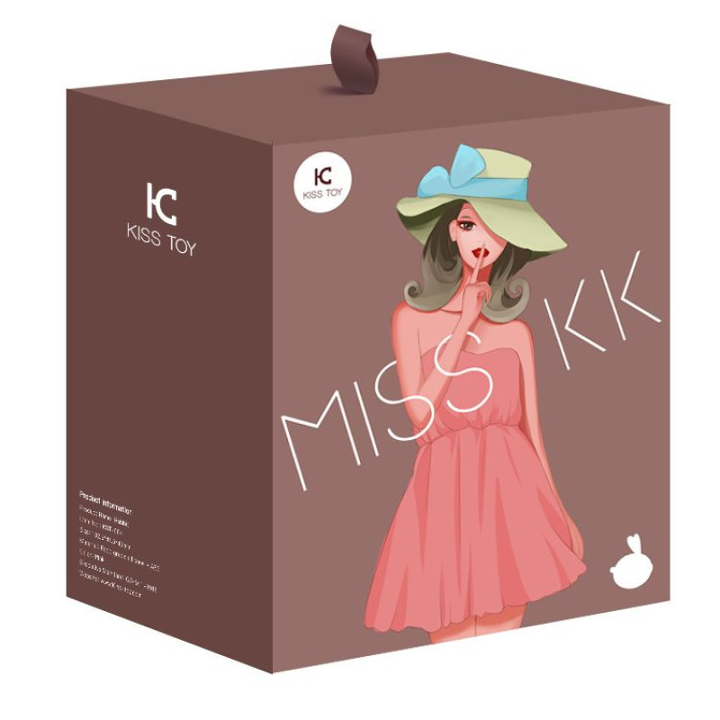 Вакуумний кліторальний стимулятор з вібрацією KISSTOY Miss KK Pink