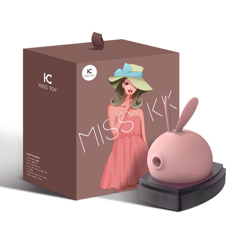 Вакуумний кліторальний стимулятор з вібрацією KISSTOY Miss KK Pink