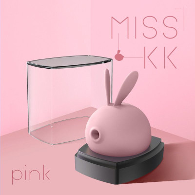 Вакуумний кліторальний стимулятор з вібрацією KISSTOY Miss KK Pink
