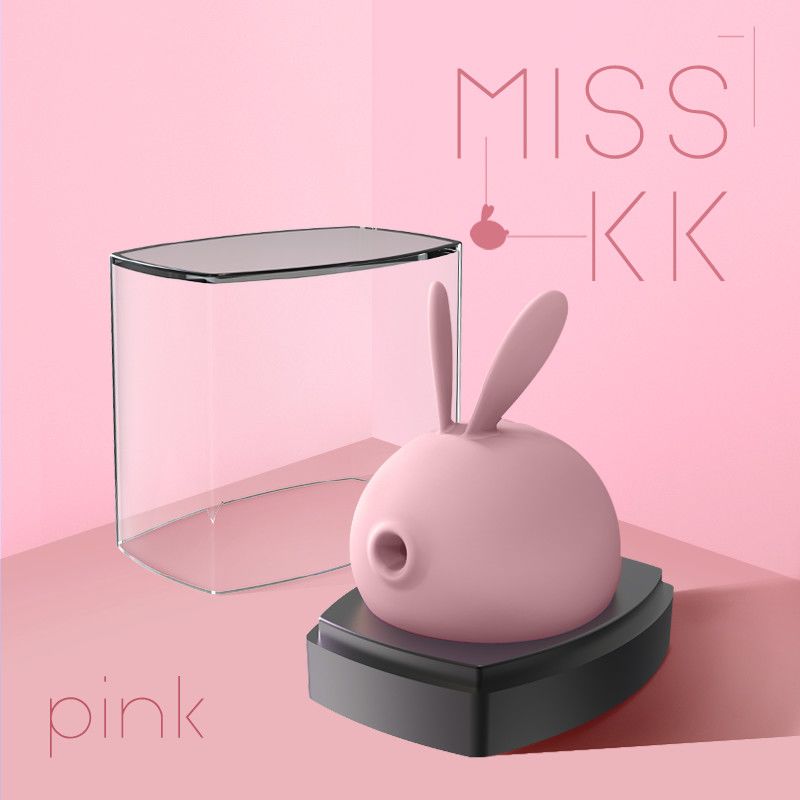 Вакуумний кліторальний стимулятор з вібрацією KISSTOY Miss KK Pink